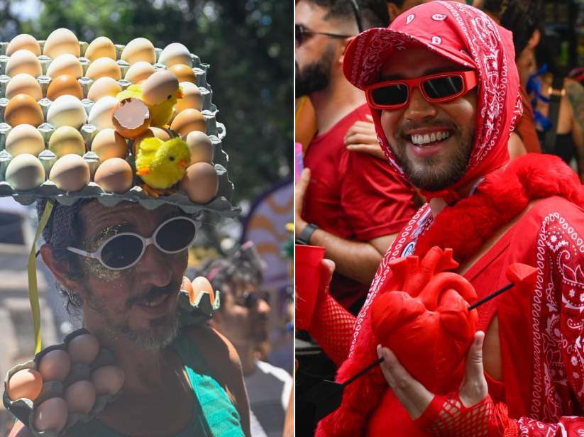 Fantasias divertidas e elaboradas no Centro de Vitória | Leonardo Duarte / PMV