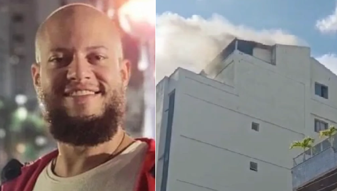 Ricardo André de Costa, de 37 anos, morreu durante um incêndio em um apartamento localizado na Praia do Morro | Fotos: Redes Sociais