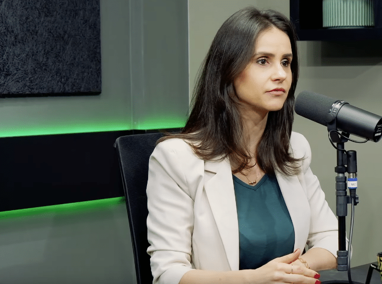 Michele Janovik, CEO do Base27, foi a convidada da semana. Foto: Reprodução/Youtube