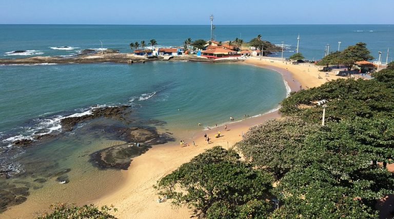 Caso foi registrado na Praia das Castanheiras, em Guarapari | Foto: Redes Sociais