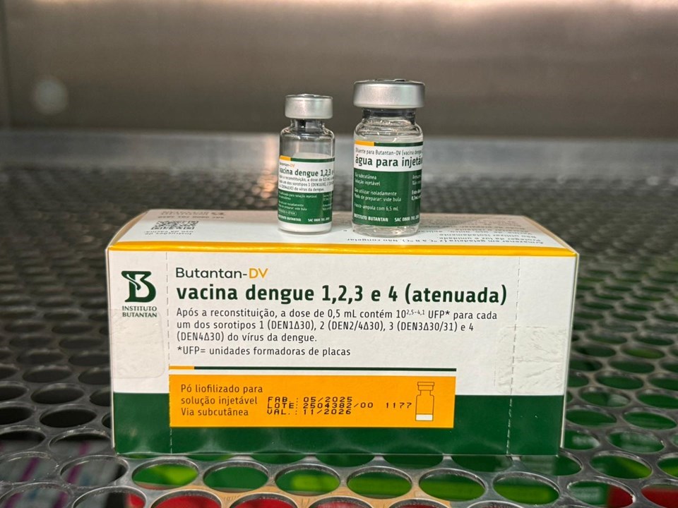 Imunizante Butantan-DV, desenvolvido pelo Butantan. Foto: Divulgação