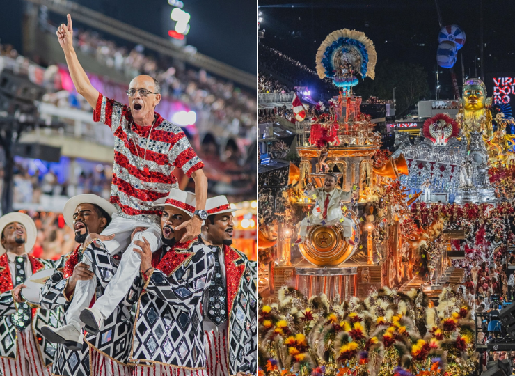 Viradouro homenageou Mestre Ciça. Foto: Reprodução/Instagram/@unidosdoviradouro