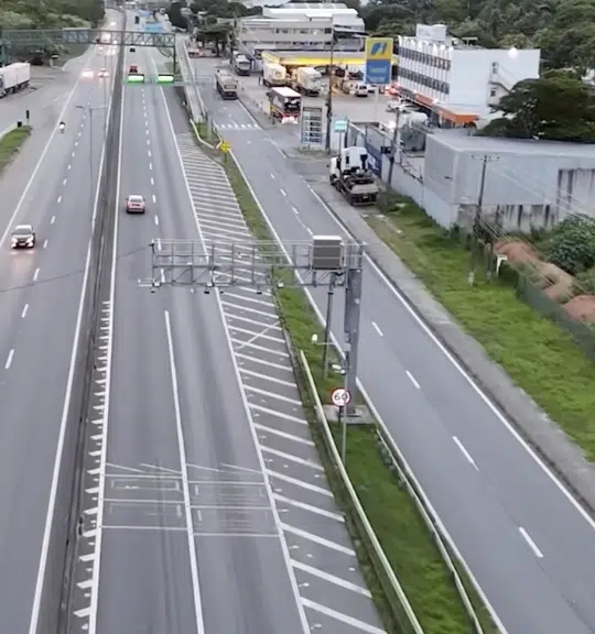 Balança de pesagem em movimento