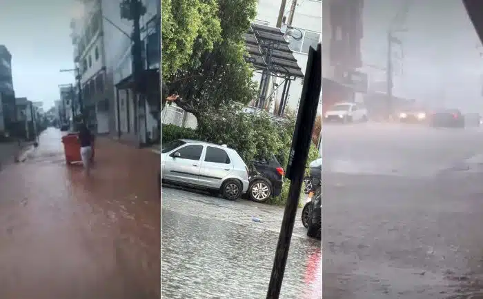 Chuvas fortes provocam alagamentos e transtornos no ES