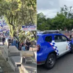 Emoção e homenagens marcam enterro de comandante morta pelo ex