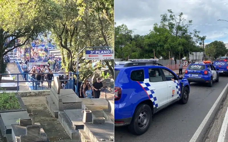 Emoção e homenagens marcam enterro de comandante morta pelo ex