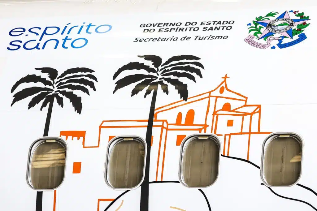 GOL destaca as belezas do Espírito Santo em nova aeronave