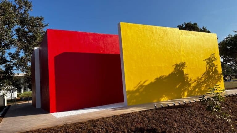 Arte de Hélio Oiticica no Parque Cultural Casa do Governador. Foto: Divulgação
