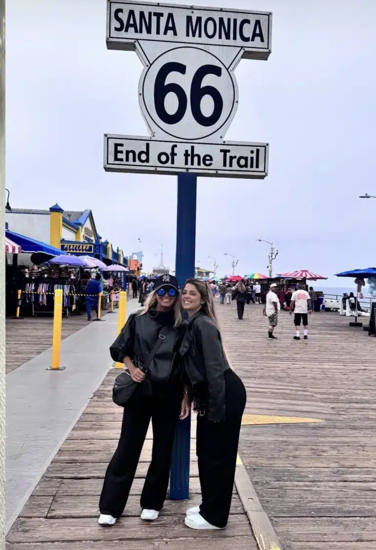 Na famosa Santa Monica