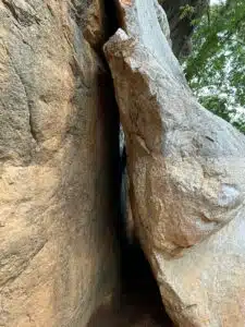 Pedra do Pecado, em Água Santa, no município de Iúna
