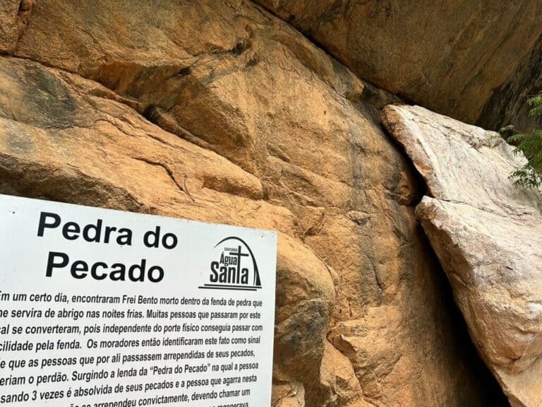 Pedra do Pecado, em Iúna