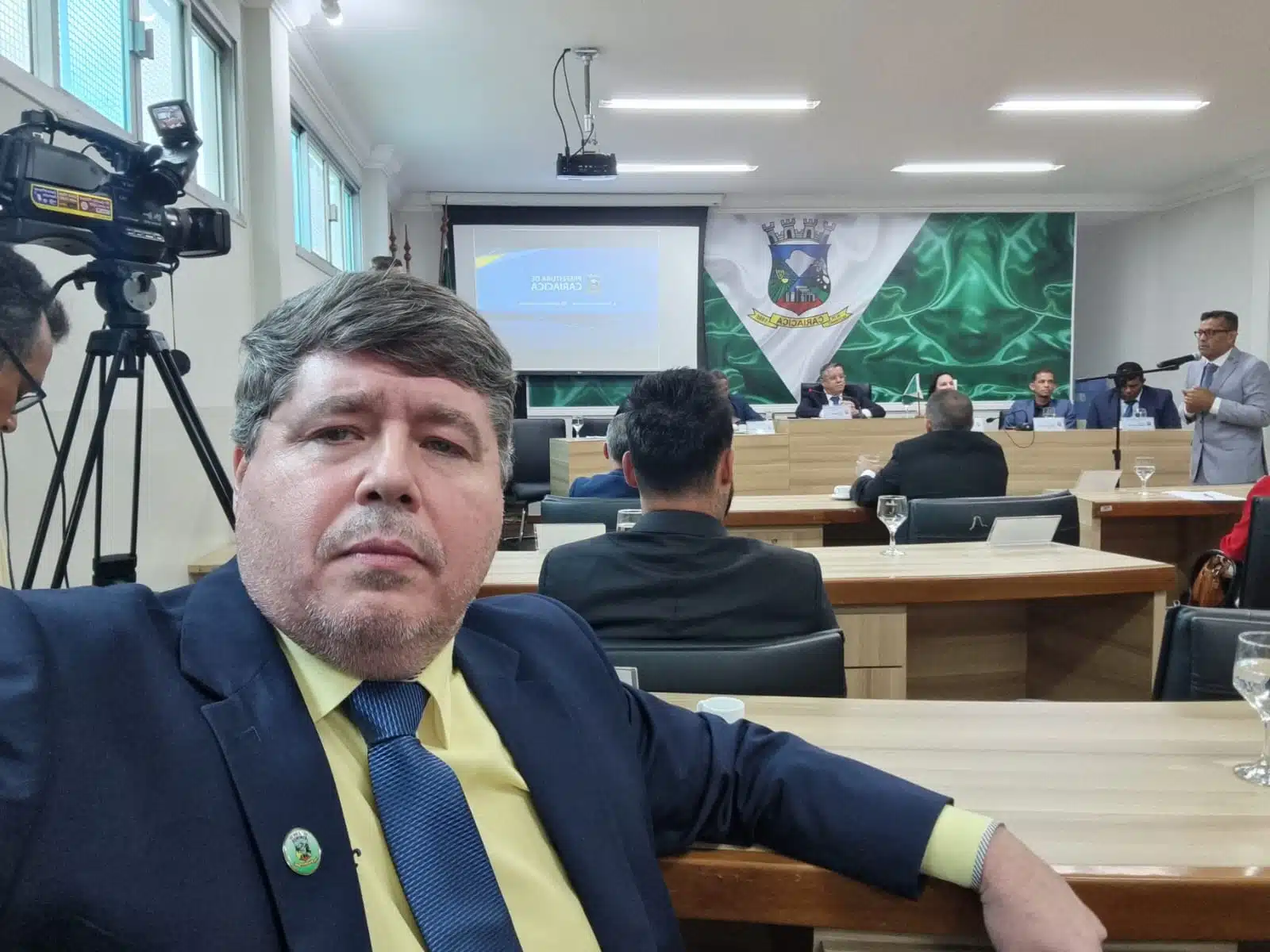 Vereador Sérgio Camilo. Crédito: Reprodução do Facebook do vereador