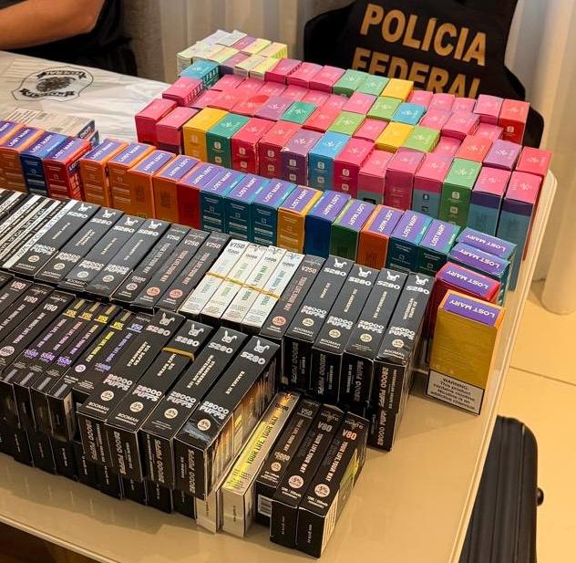 apreensão vape contrabando PF