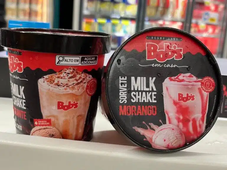 Milk shakes clássicos do Bob’s viram sorvetes para tomar em casa