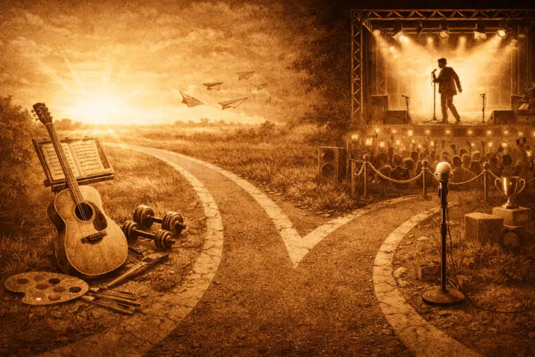 Nem todo talento precisa virar carreira