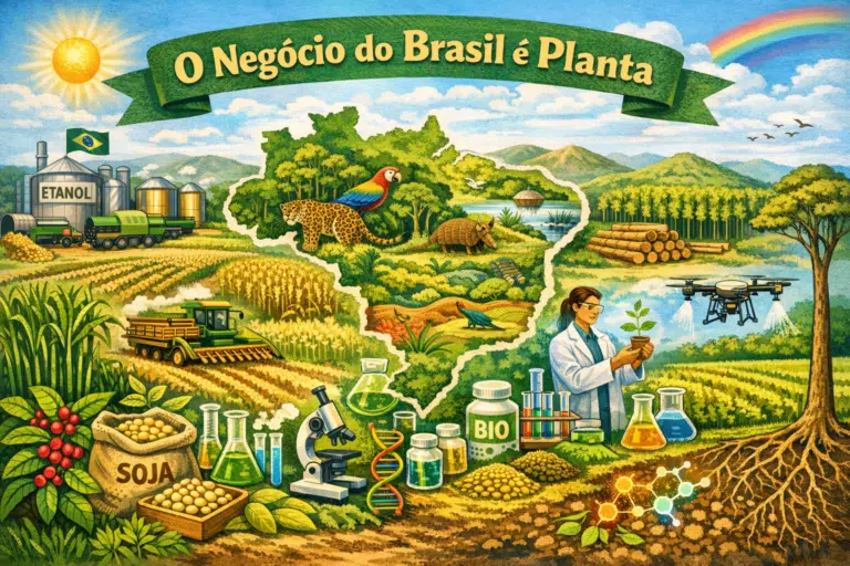 O negócio do Brasil é planta