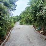 Morro do Moreno tem 90% do calçamento pronto, mas segue fechado