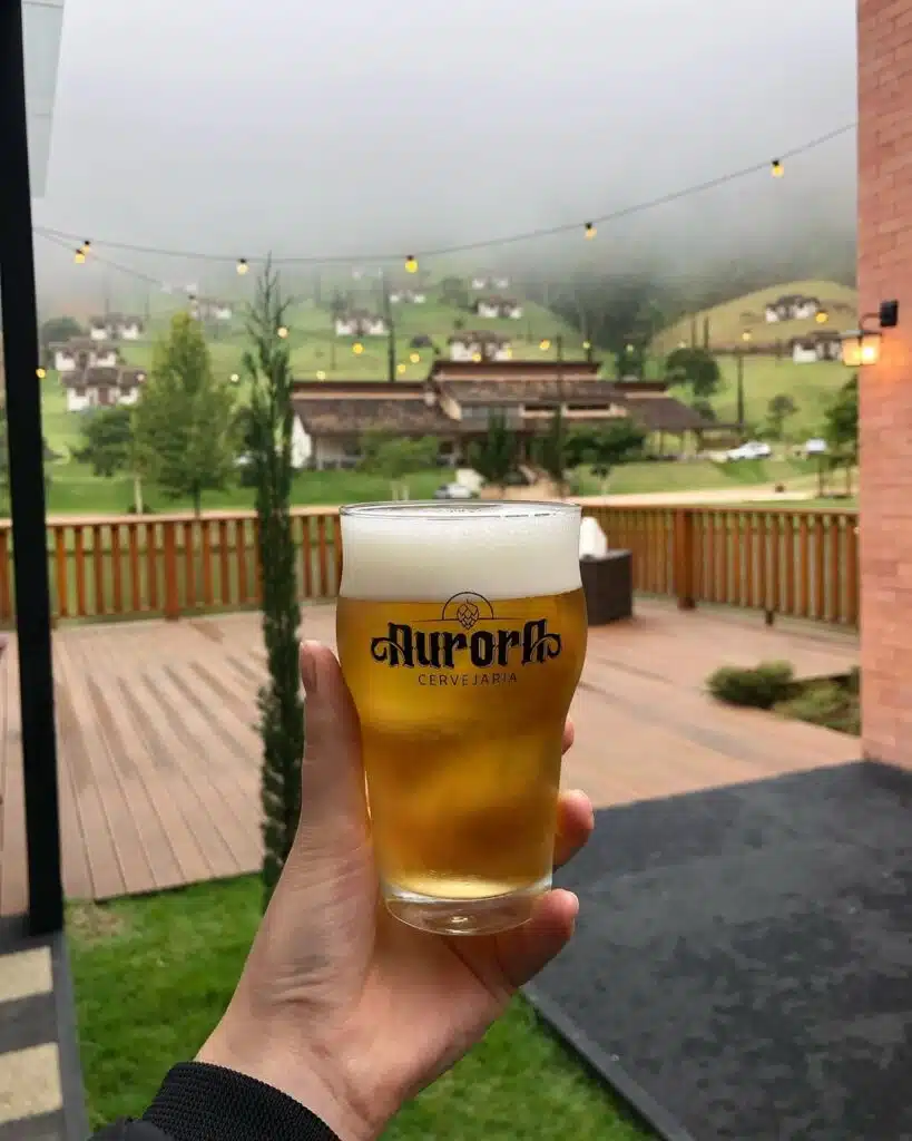 Cerveja da cervejaria Aurora, em Venda Nova do Imigrante