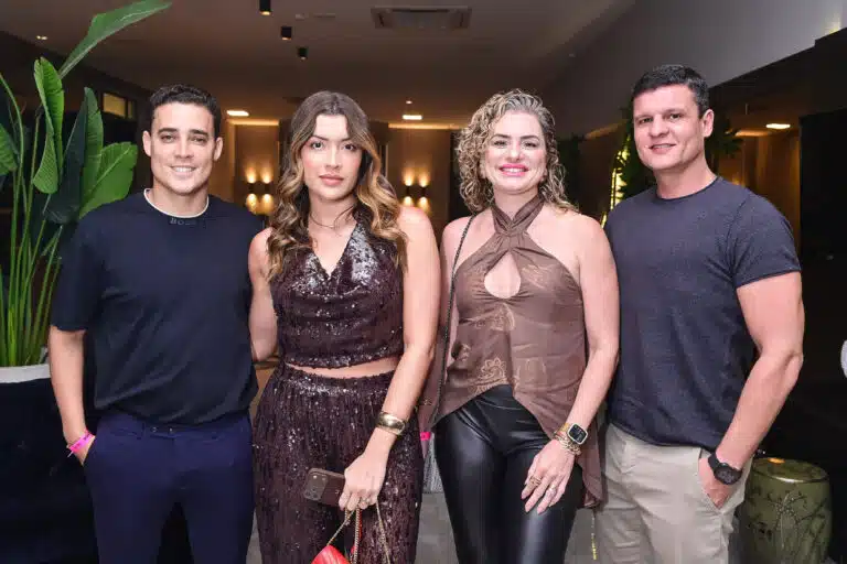 Reykard Ohnesorge, 
Letícia Loureiro, Francyele Gomide  e 
Eduardo Gomide.