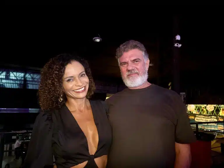 Dani Carla e Fabiano Lins prestigiaram a gravação do audio visual de Jackson Lima
