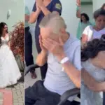 Morre idoso que recebeu a filha vestida de noiva em hospital