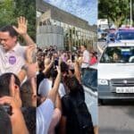 Emoção marca despedida de Pazolini da Prefeitura de Vitória. Veja o vídeo