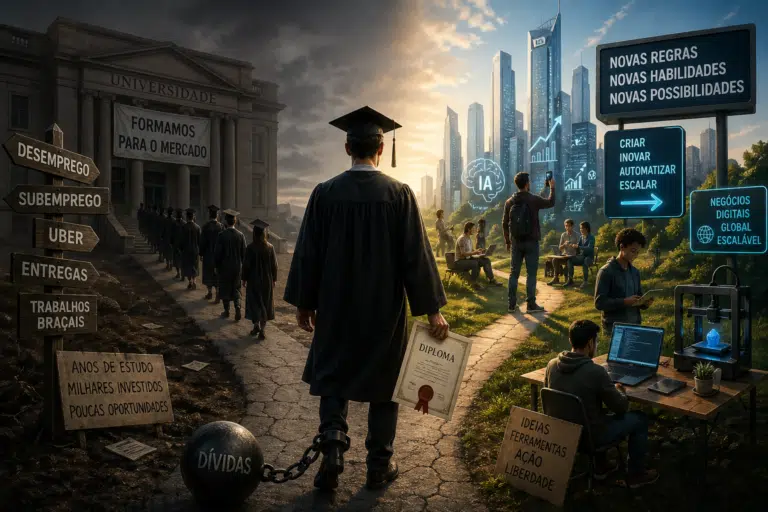 Diploma ainda abre portas ou é voo da Varig que não decola?