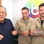 Programa Comédia SBT estreia com Galvão Bueno e Sabrina Sato