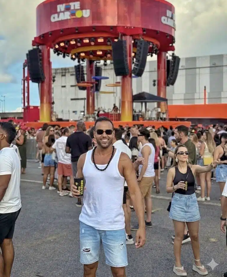 Vitor Moreno em Recife no Clareou de Ivete Sangalo