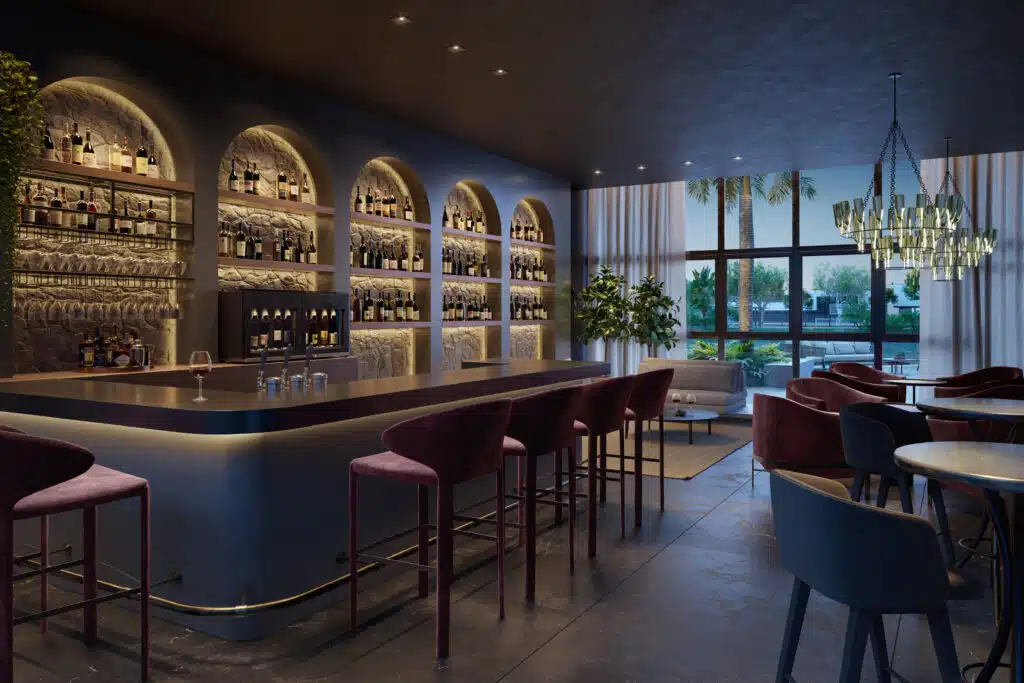 Projeto da adega do Boulevard Arbori – Residence e Resort