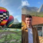 Voo de balão ao amanhecer no ES ganha repercussão na França