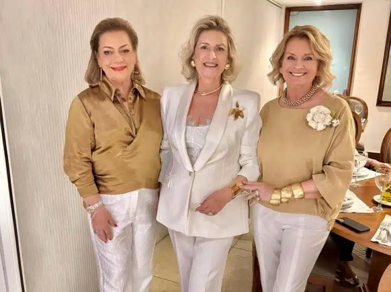 Helvia Abaurre, Gracinha Nader e Solange Herkenhoff.