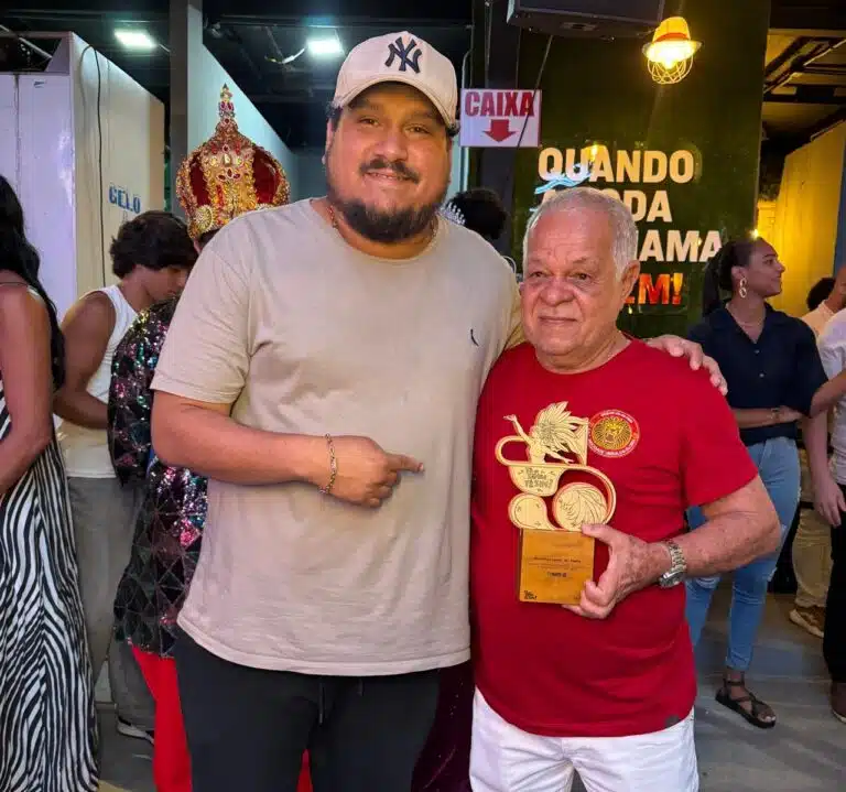 Edson Neto; Presidente da Liesges e  Robertinho; presidente da MUG.