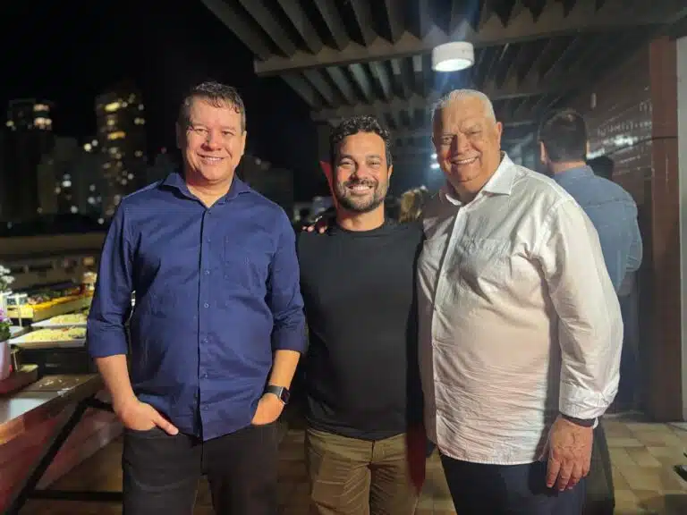 Márcio Chagas, Samuel Zambrano e Amilton Almeida