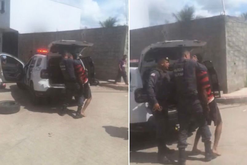 Homem pega nas partes íntimas de PM e finge convulsão durante abordagem em Vila Velha