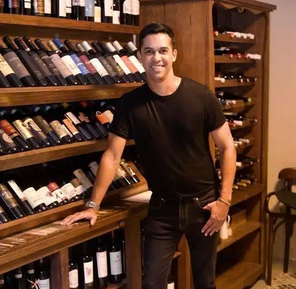 O aniversariante Júnior Machado.