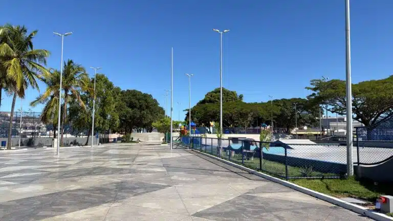Novo parque urbano de Araçás. Foto: Divulgação