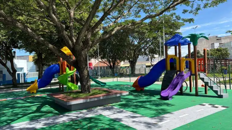 Novo parque urbano de Araçás. Foto: Divulgação