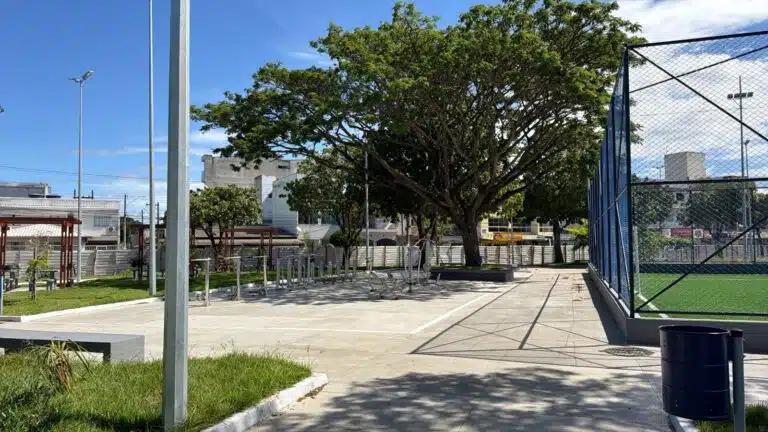 Novo parque urbano de Araçás. Foto: Divulgação