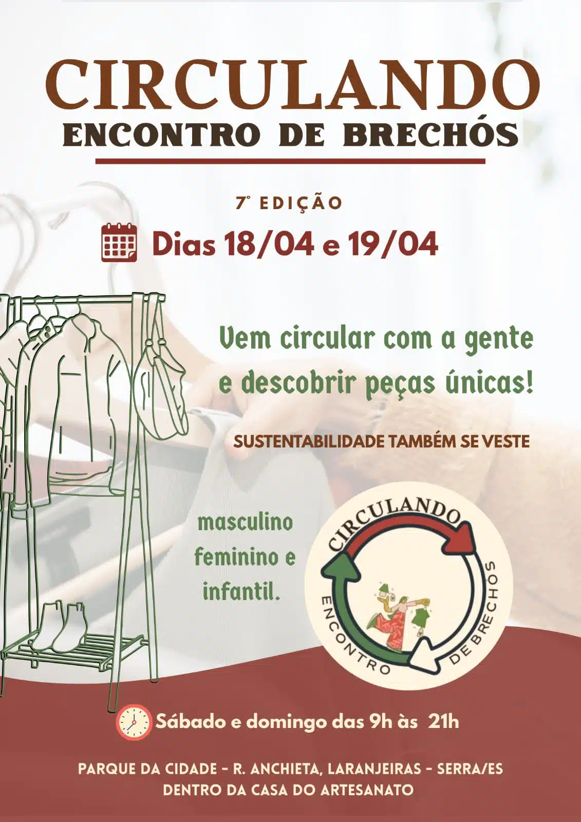 Circulando - Encontro de Brechós. Foto: Divulgação