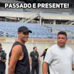 Ronaldo e Rivaldo acompanham treino da Seleção e reações viralizam