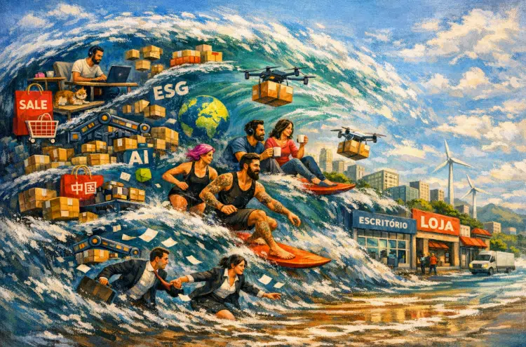 Como uma onda no mar: tudo muda o tempo todo no mundo