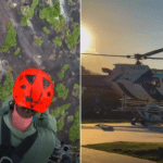 VÍDEO | Escalador é resgatado após queda no Monte Aghá em Piúma