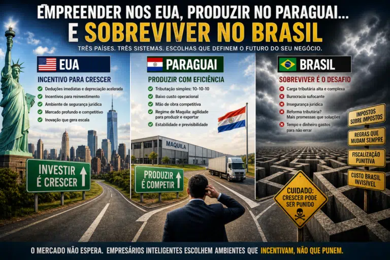 Empreender nos EUA, produzir no Paraguai… e sobreviver no Brasil