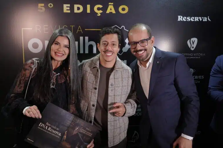 Carol Lobato, proprietária das franquias Reserva no ES com Albani e Lucas Fonseca