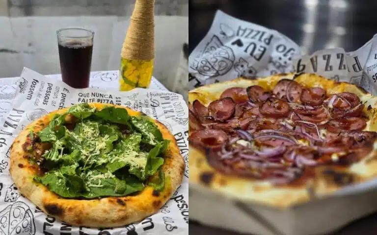 Pizza artesanal feita na calçada faz sucesso no ES