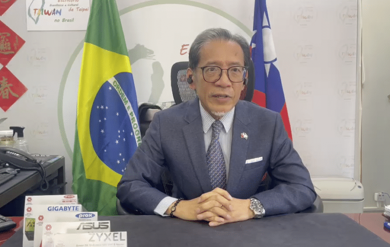 Embaixador aponta ES como rota estratégica para Taiwan