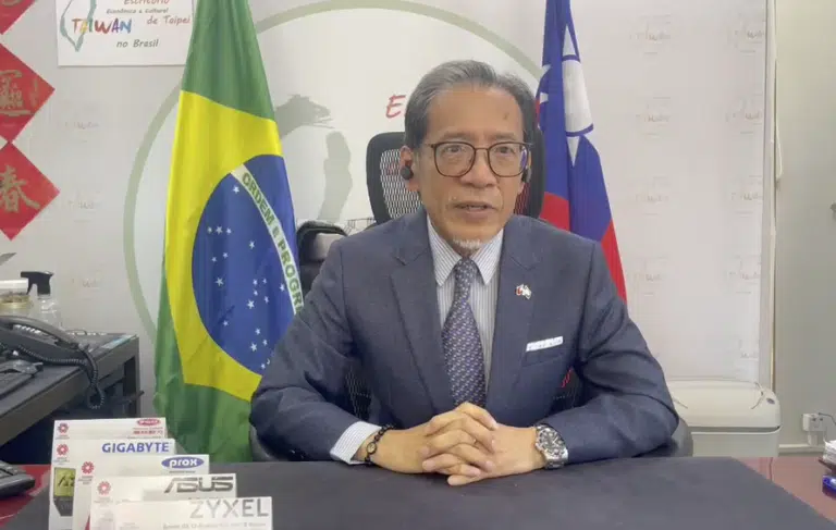 Embaixador aponta ES como rota estratégica para Taiwan