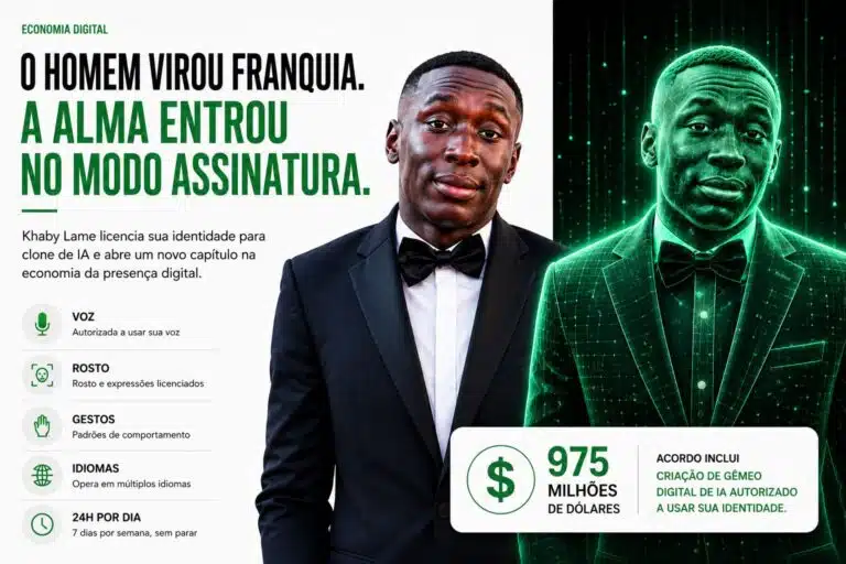 O homem virou franquia. A alma entrou no modo assinatura.