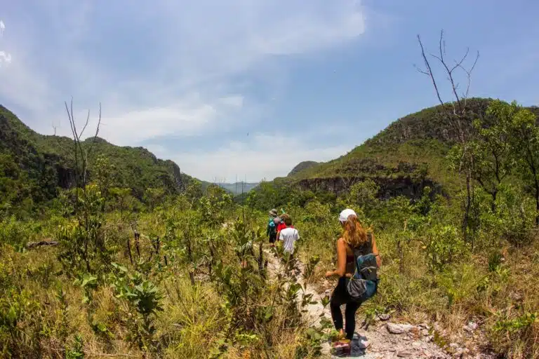 Trilha na Chapada dos Veadeiros